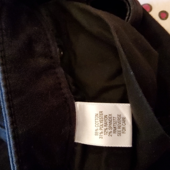 Ladies Black Stretch Jeans, 16 - Picture 4 of 4